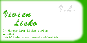vivien lisko business card